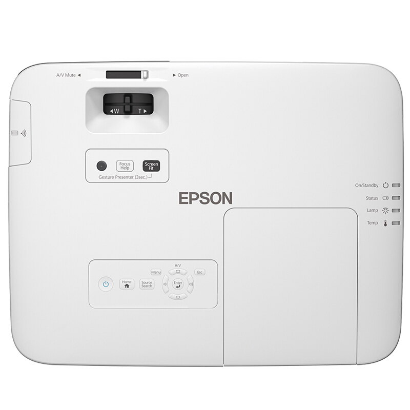爱普生/EPSON CB-2255U 投影仪 显示技术：0.61英寸x 3LCD液晶片  亮度：≥5000流明 物理分辨率：≥1920*1200，纵宽比：16：9；5.120寸16/10 电动升降